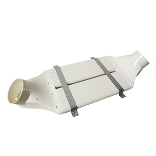 新风系统管道过梁器扁管家用PVC75/110/160/200免打孔排风ABS