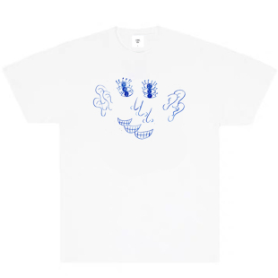 Circ Store Hear Me Tee原创设计圆领纯棉短袖T恤白色男女同款
