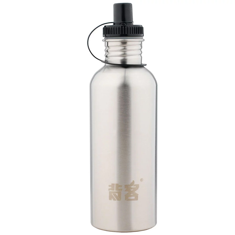 背客运动水壶 跑步户外登山水杯 1000ml单层大口运动水壶吸嘴盖