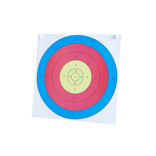 射箭不反光箭馆靶纸 60加厚铜板 反曲复合弓室内18米比赛靶纸靶钉