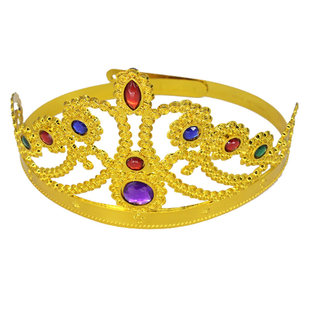 幼儿园表演区儿童头饰国王皇冠王子头饰装扮公主皇冠权杖短剑披风