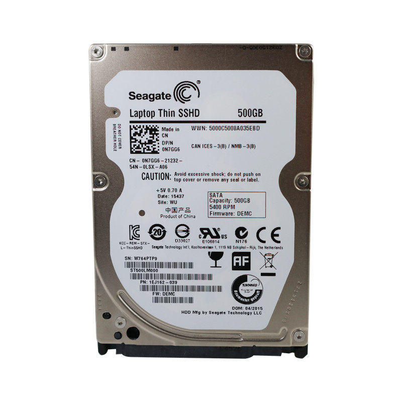 Seagate/希捷 ST500LM000 500G SSHD 固态混合笔记本电脑硬盘SATA