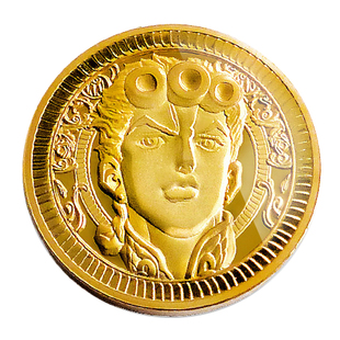 JOJO的奇妙冒险乔鲁诺乔巴拿纪念币黄金之风动漫手办周边礼物币