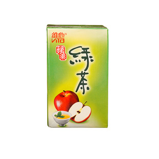 香港进口港版柠檬茶  维他苹果绿茶果汁盒装港版饮料 250ml*24盒