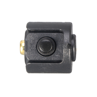 强光手电筒中部开关金属按钮帽直充式充电开关一体正极总成配件