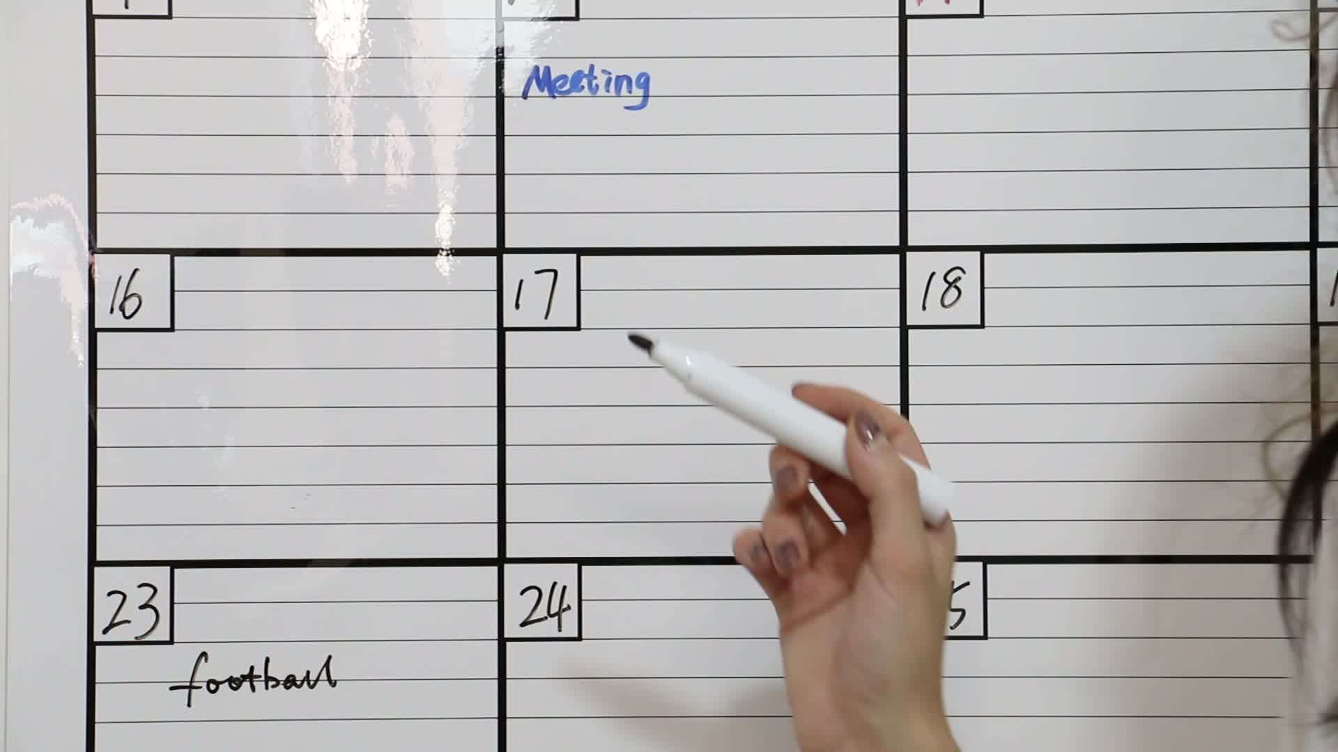 Large Blank Reusable One Month Large Monthly Wall Calendar Buy Large 