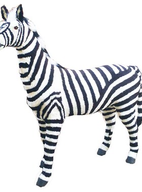 仿真斑马舞台影视动物模型道具