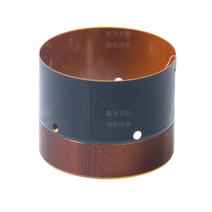 圆线65.5mm低音圈玻纤骨架带大功率内外一层纯铜绕线65芯低音喇叭