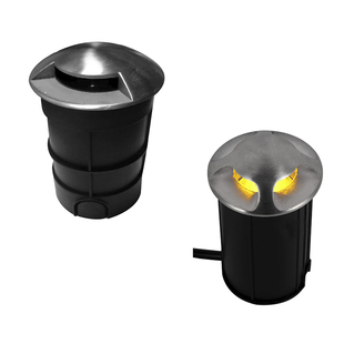 LED侧发光龟背灯埋地灯不锈钢户外防水地埋灯3W 嵌入式24V台阶灯