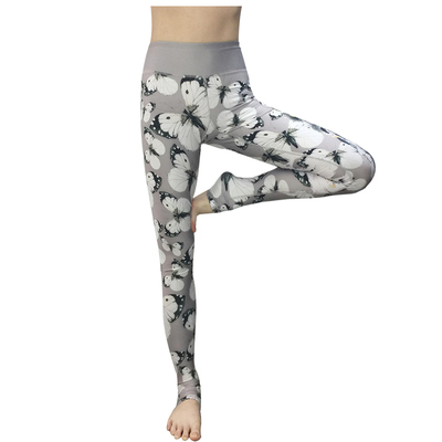 特卖一梵parana春秋瑜伽裤女紧身透气印花弹力踩脚长裤跑步健身裤