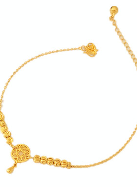 欧币不褪色结婚沙金首饰品手链