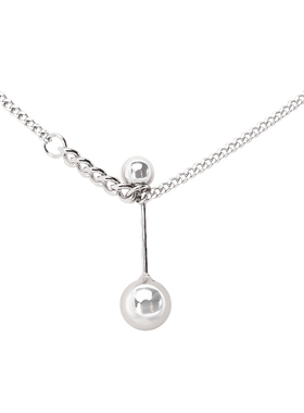 高级感小众设计纯银转运珠锁骨链