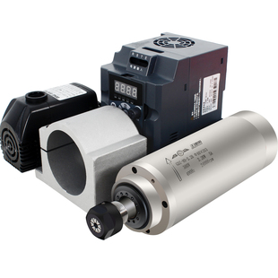 雕刻机主轴电机昌盛水冷主轴2.2kw220/380v8085mm钻孔电机马达