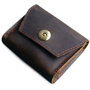 手工真皮迷你小腰包男士穿皮带零钱烟包卡片包驾驶证件套车钥匙包