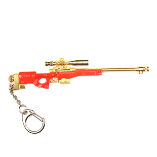 吃鸡周边挂件awm 金属枪钥匙扣套装全套绝地玩具求生装备迷你模型