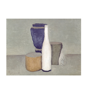 莫兰迪 油画布喷绘仿制油画静物挂画客厅卧室沙发背景装饰画壁画