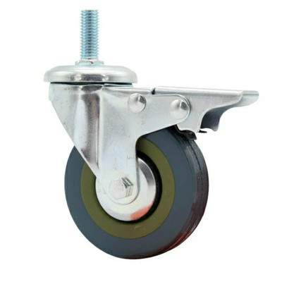 M10M12丝杆乒乓球台万向轮轮子配件带刹车设备器材多用轮子2寸3寸