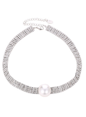 晚宴礼服水钻大气婚纱名媛项链