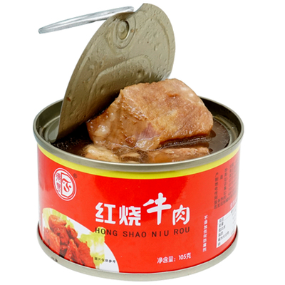 德丰红烧牛肉罐头方便速食下饭菜