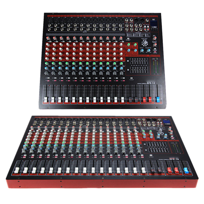 原装AFX8 12 16路USB专业级舞台户外演出酒吧会议DSP混响调音台