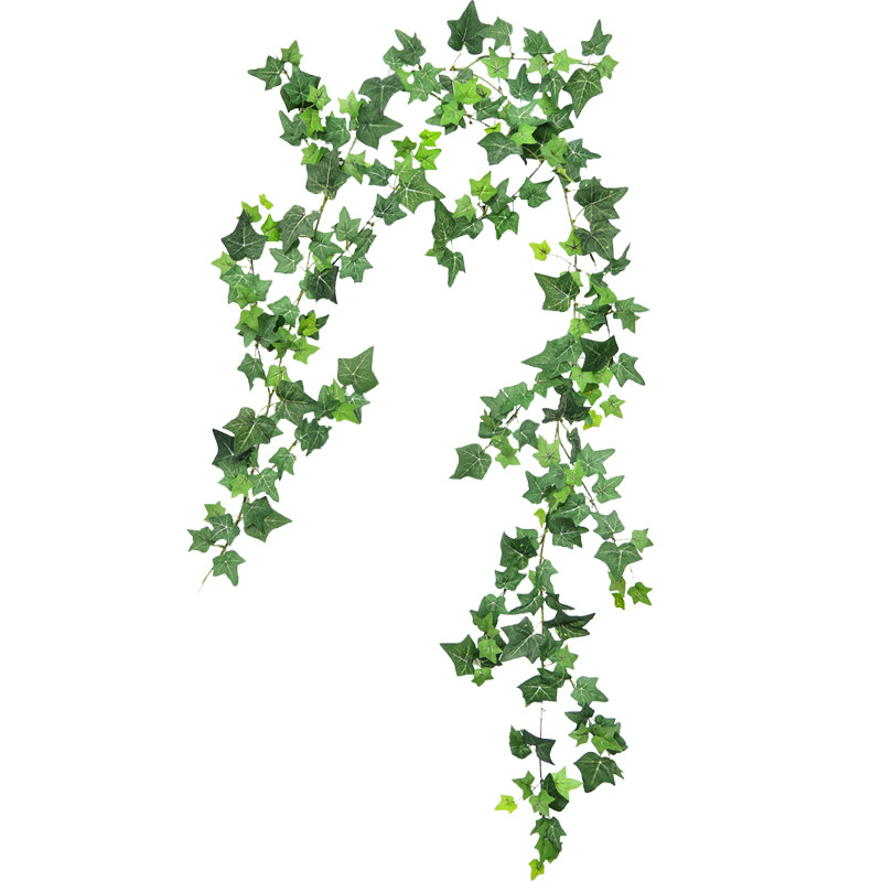 爬山虎树叶藤蔓绿色植物吊顶装饰