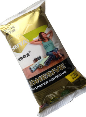 辅料墙纸壁纸日本胶环保糯米胶湿胶粘贴剂免胶粉胶水基膜套装