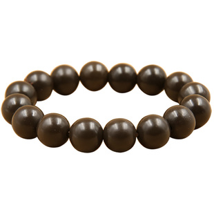 天然泗滨玄黄砭石手链男女款保健防辐射情侣手链珠子简约个性