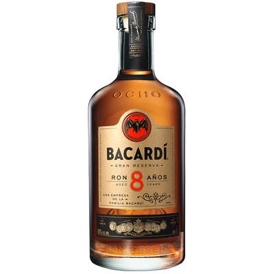 Bacardi百加得8年陈酿黑朗姆酒