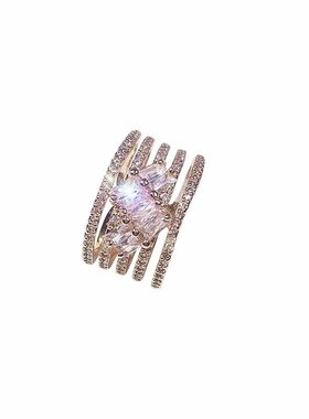 2025新款开口可调节戒指奢镶潮