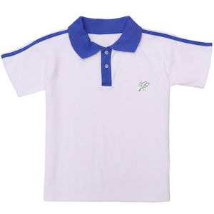 致青春校服套装初高中小学生班服运动男女夏季春秋蓝白色短袖上衣