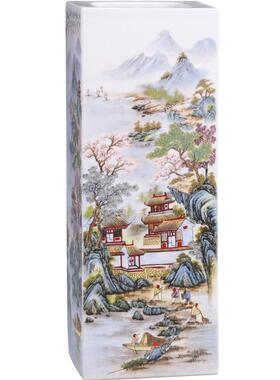 景德镇方形新中式风插花装饰品