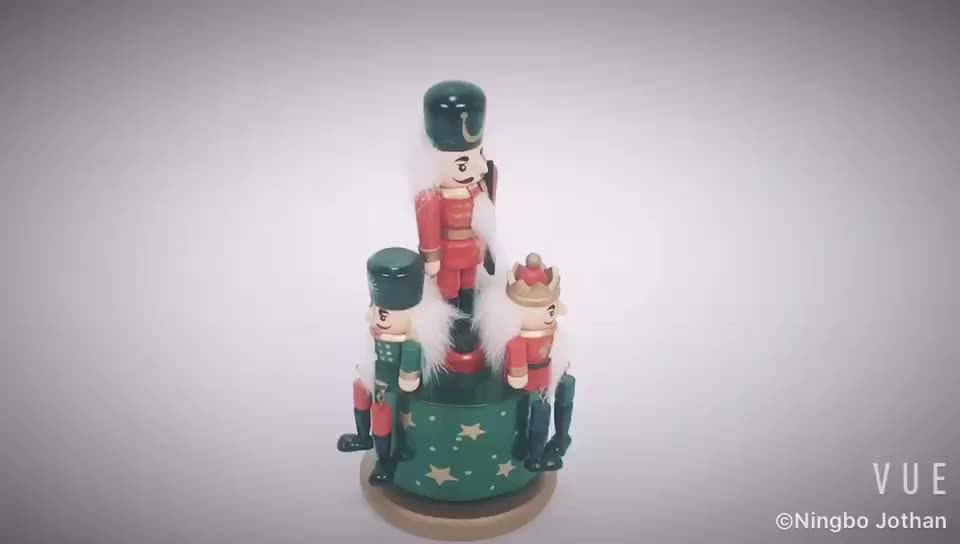 4 Wooden Musical Nutcracker Doll,Dancing Figurine Music Box Buy Music