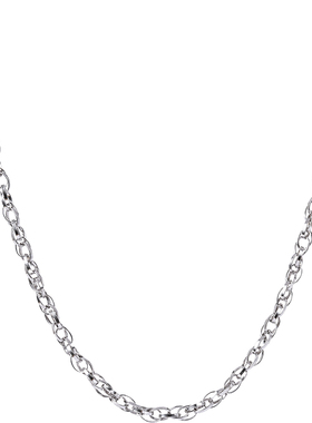 925银项链毛衣链无吊坠银链子