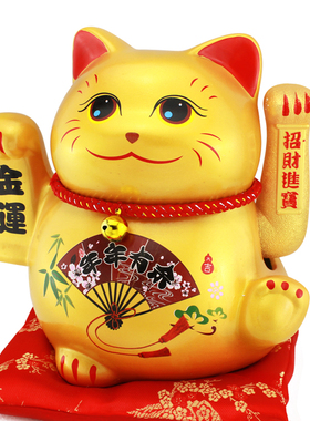 日本陶瓷招财猫摇手创意商铺