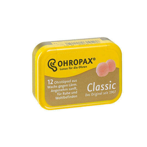 德国OHROPAX Classic蜡丸耳塞睡眠耳塞隔音防噪音睡觉用超强静音