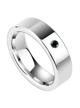 单身戒指钨金莫桑石欧美男女