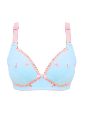 超薄前开扣产后怀孕期哺乳内衣