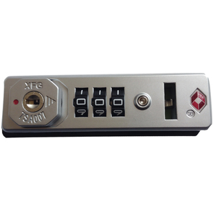 XFG TSA007原装海关密码锁铝框箱扣锁通关密码锁箱包固定锁搭扣锁