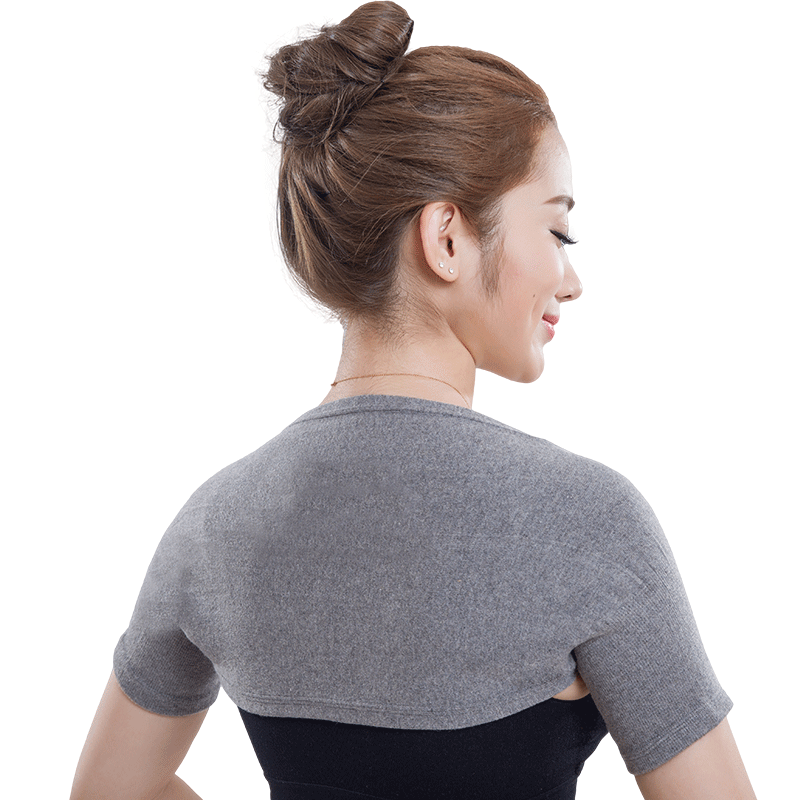 羊毛护肩女护肩膀秋冬保暖披肩男中老年颈椎坎肩睡觉披肩防寒神器