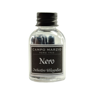 Campo Marzio凯博意大利钢笔替换墨囊墨水胆黑色蓝黑彩色墨水芯一次性可替换6支装