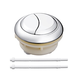 马桶配件按钮双按通用冲水坐便器水箱盖按键圆形压水开关按压器