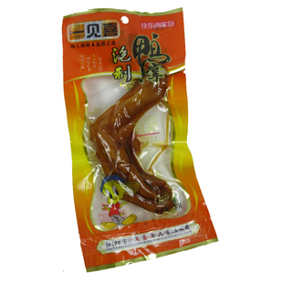 一见喜泡制鸭掌30g*40个辣味银城零食鸭爪味美肯的爽香辣鸡爪去骨