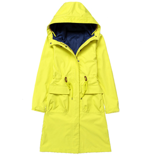 冲锋衣女西藏中长款防风防水风衣雨衣收腰三合一压胶登山服潮牌