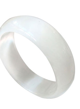 闪亮白色猫眼石民族风女