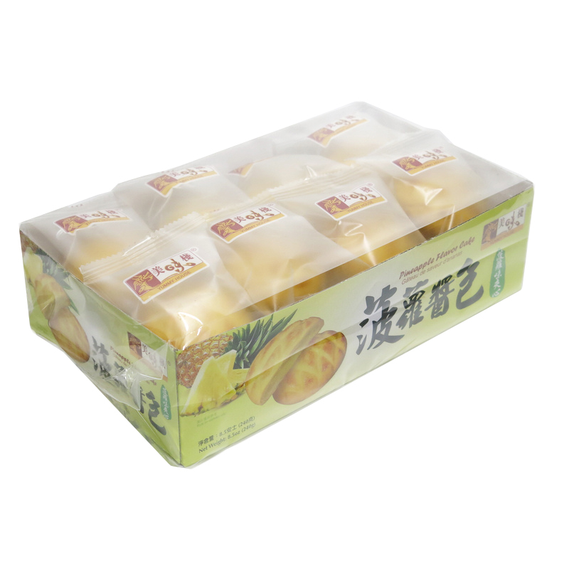 港版美味栈菠萝酱包 迷你菠萝包菠萝味夹心面包下午茶点心240克
