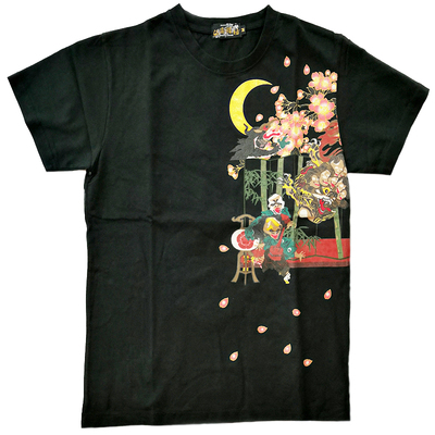 仏喜罗坊刺绣短袖浮世绘横须贺