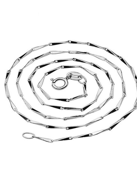 芃玥银楼专柜正品满天星瓜子弯刀盒子元宝圆珠S925纯银链项链坠包