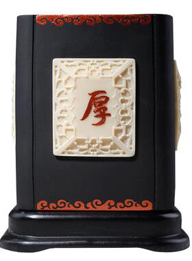 宽厚活性炭商务风礼品书房笔筒