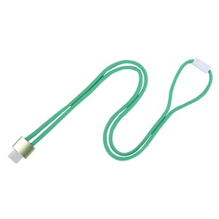 顶天日韩风格铝合金扣子夹子工作证挂带参会议证圆绳挂绳展会证吊绳厂牌绳带金属夹扣工牌挂脖微弹力圆绳定制