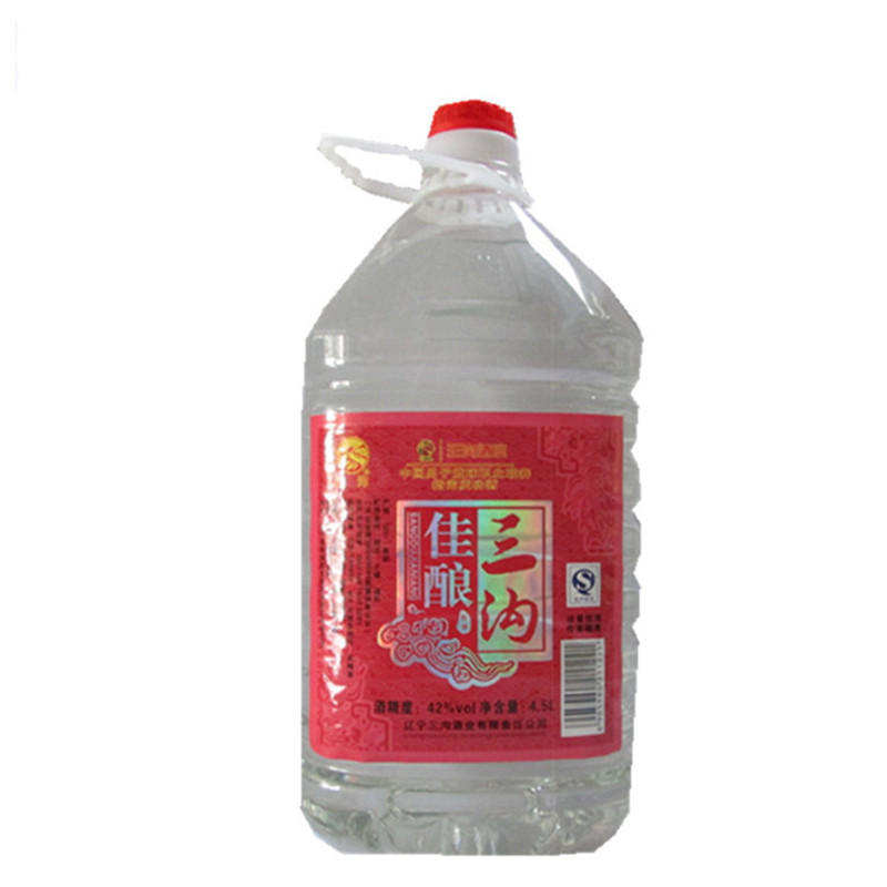 三沟白酒 佳酿42度4.5L桶酒浓香型桶装白酒特价包邮 辽宁特产